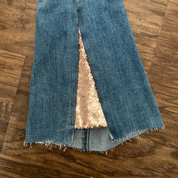 7 for all mankind high waist slim kick jeans - Picture 7 of 10